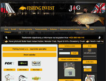 Tablet Screenshot of fishinginvest.cz